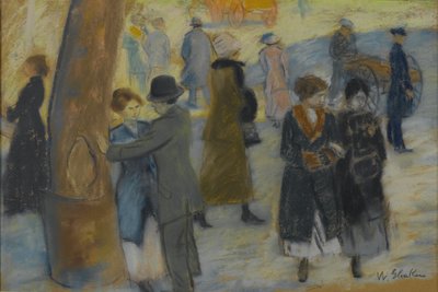 Stadtszene von William James Glackens